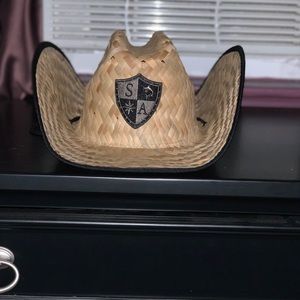 American Flag Straw hat